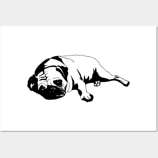 Pug Posters and Art